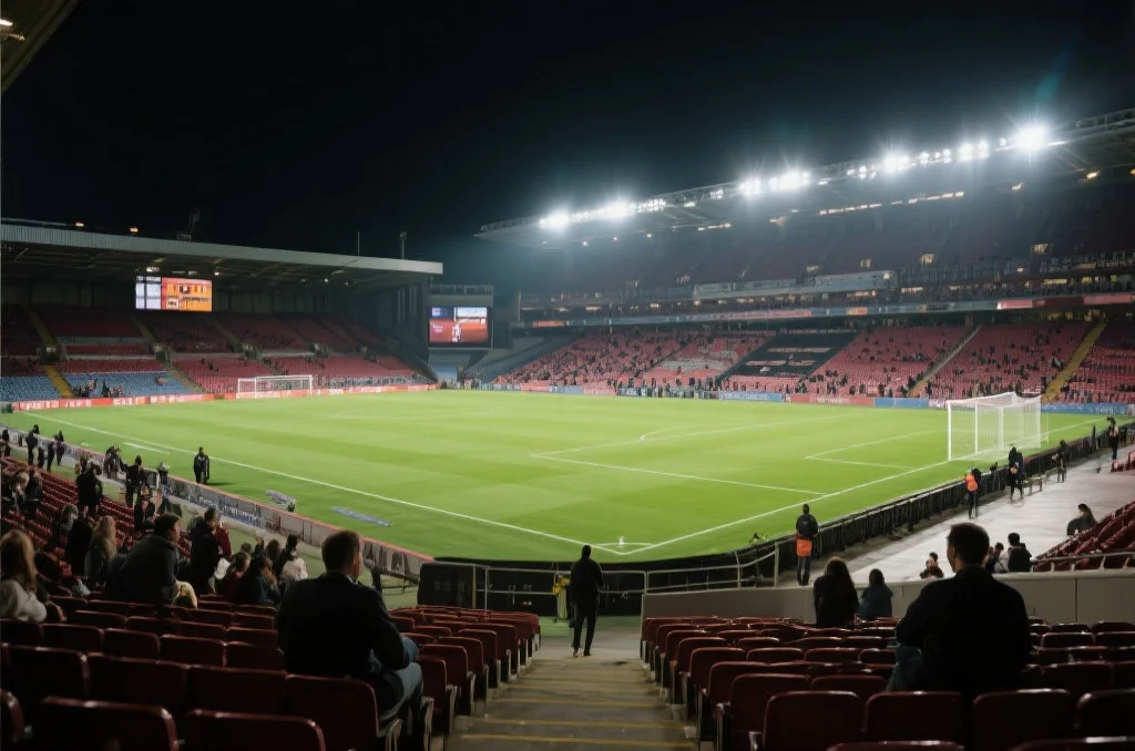 比赛前的体育场